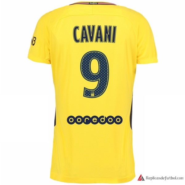 Camiseta Paris Saint Germain Segunda equipación Cavani 2017-2018